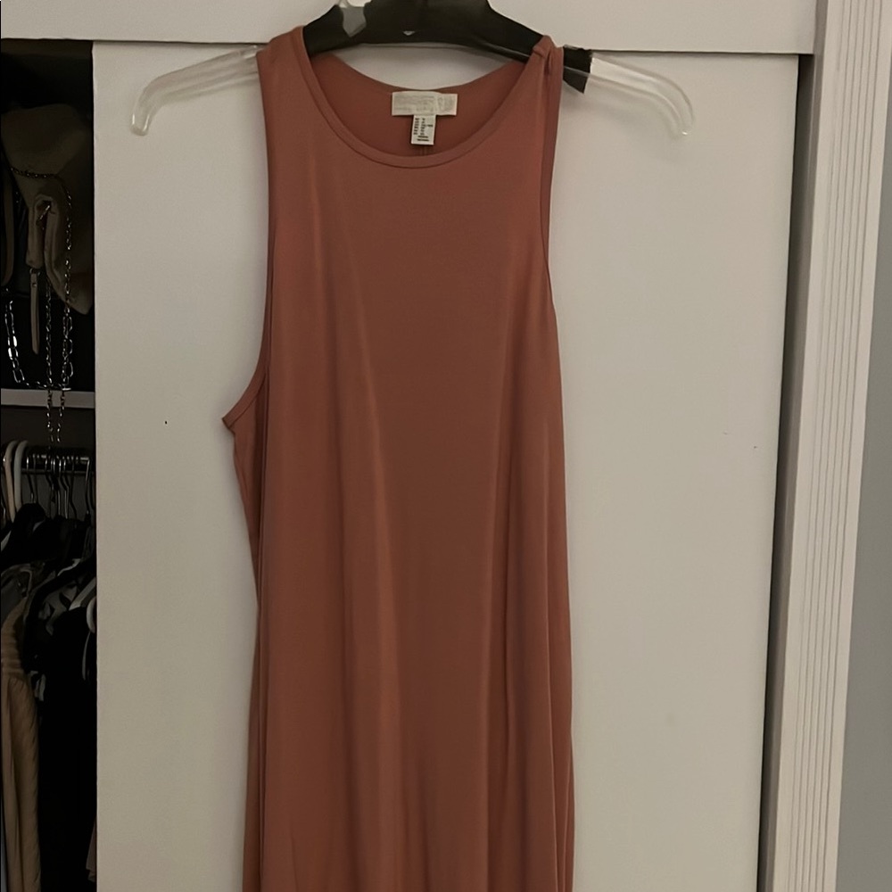 Forever 21 Sleeveless Maxi Dress in Rust